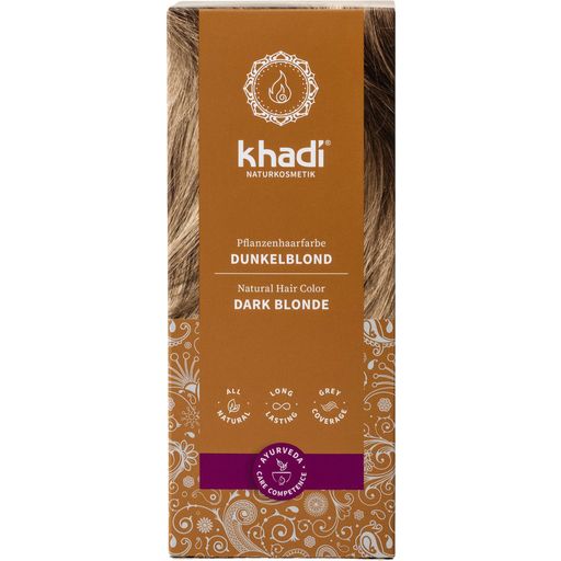 Khadi® Pflanzenhaarfarbe Dunkelblond - 100 g