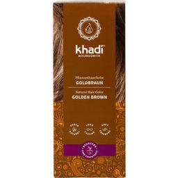 Khadi® Biljna boja kose - zlatno smeđa - 100 g