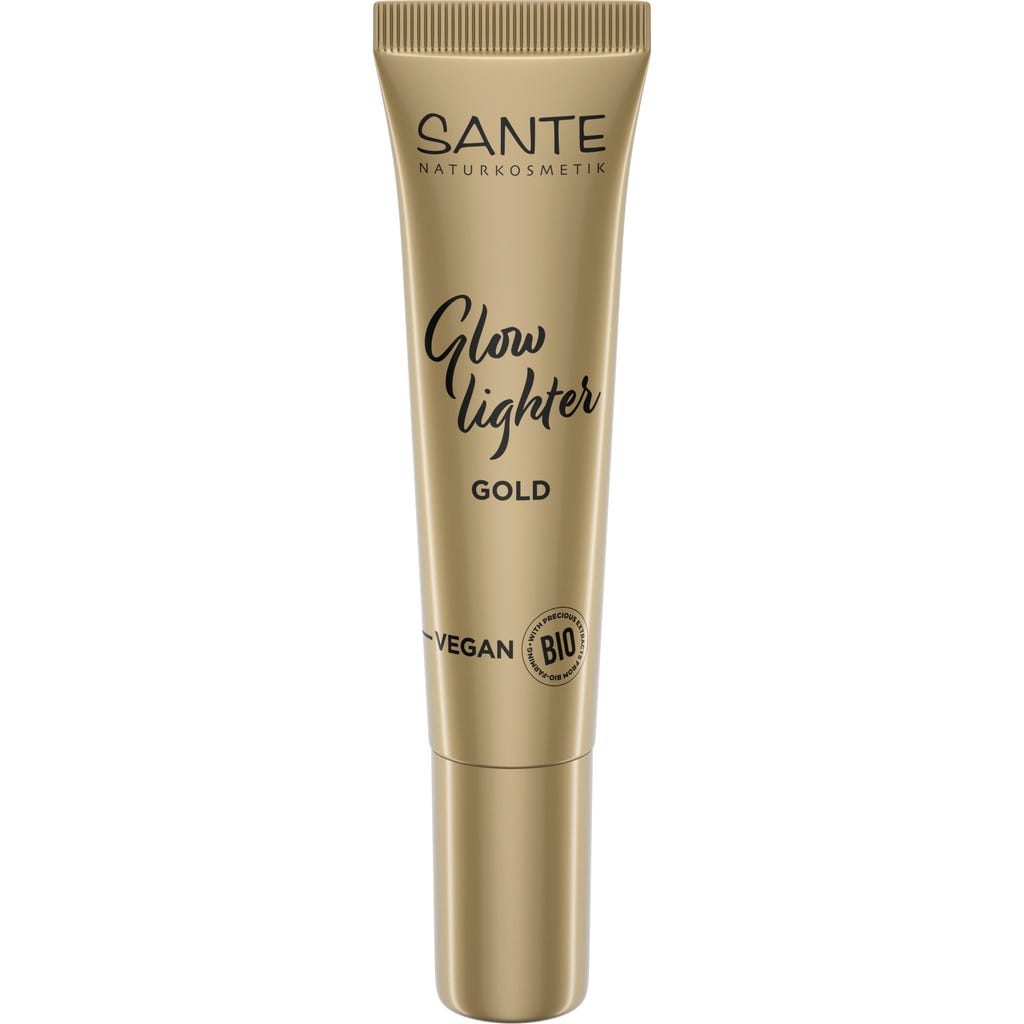 SANTE Natural Highlighter In Nude – 5-in-1 Puder Mit Bio-Extrakten Für Strahlenden Glow!