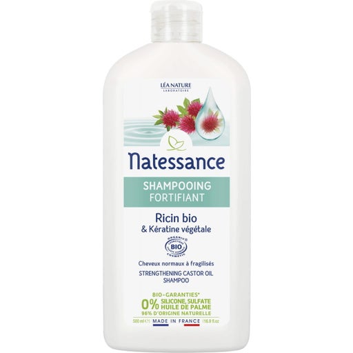 Natessance Shampoing Fortifiant Ricin & Kératine - 500 ml