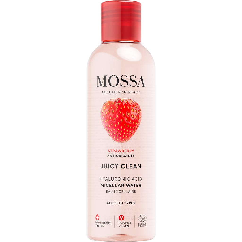 MOSSA Juicy Clean Hyaluronic Acid Micellar Water, 200 ml - Ecco