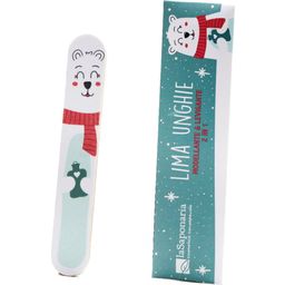 La Saponaria 2-in-1 Nail File - Special Edition  - Polar Bear