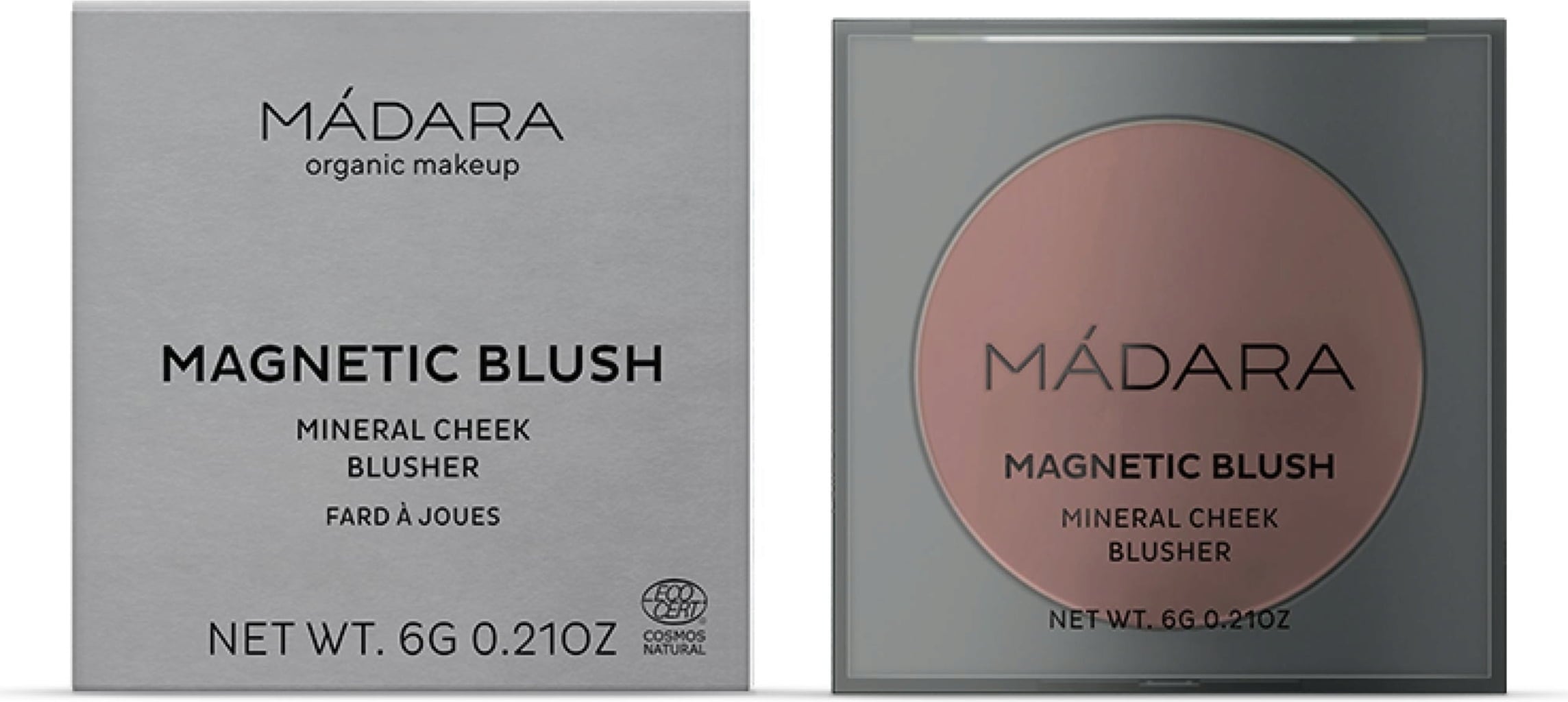 MÁDARA Organic Skincare Magnetic Blush Mineral Cheek Blusher - #2 Bare Blossom