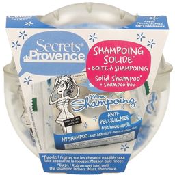 Organic Anti-Dandruff Solid Shampoo (with hook) + Plastic Container
