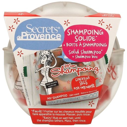 Shampoo Solido Capelli Secchi + Scatolina