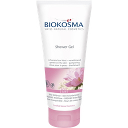 Pampering Shower Gel with Organic Wild Rose & Organic Elderberry Blossoms - 200 ml