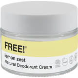 FREE! Organics Natural Deodorant Cream Lemon Zest