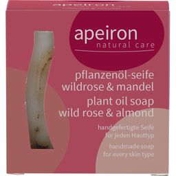 Apeiron Pflanzenöl-Seife Wildrose & Mandel - 100 g