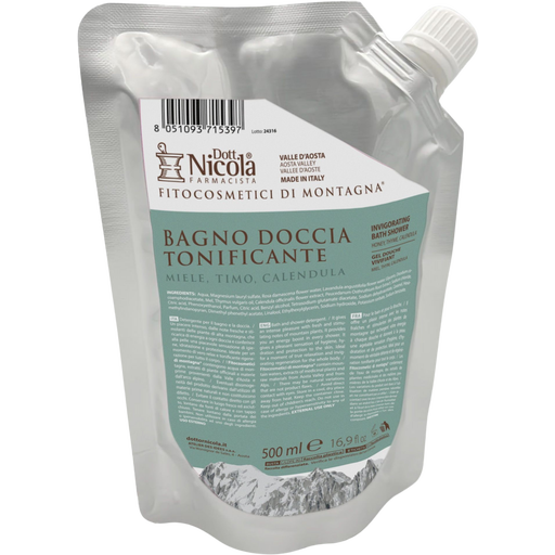 Dott.Nicola Farmacista Bagno Doccia Miele, Timo & Calendula - 500 ml