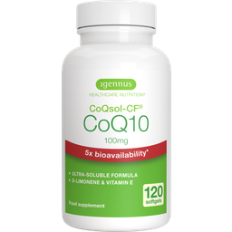 igennus CoQsol-CF® CoQ10 - 120 Softgels