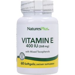 NaturesPlus Vitamin E 400 IU with Mixed Tocopherols - 60 Softgels