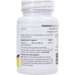 NaturesPlus Vitamin E 400 IU-pomiješani tokoferoli - 60 Gel kapsule