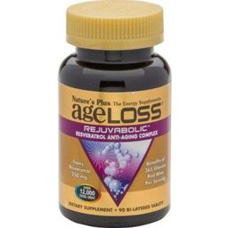 NaturesPlus AgeLoss Rejuvabolic Resveratrol Complex - 90 Tabletten