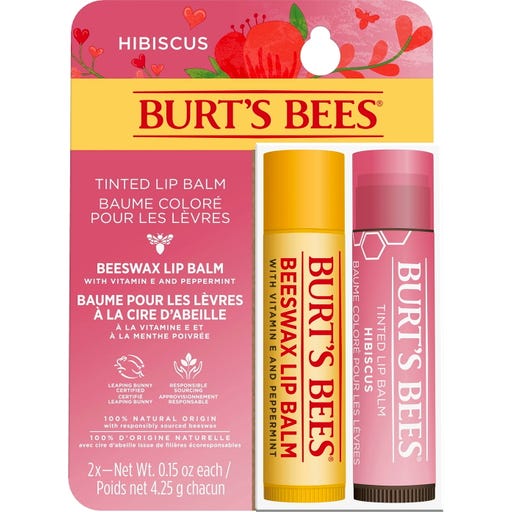 Burt‘s Bees Lippenbalsam Beeswax – 100% Natürlich, Mit Vitamin E & Pfefferminzöl – 4,25 G