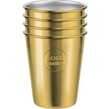 Soulbottle 4-delni set Soulcup Steel "Gold" 