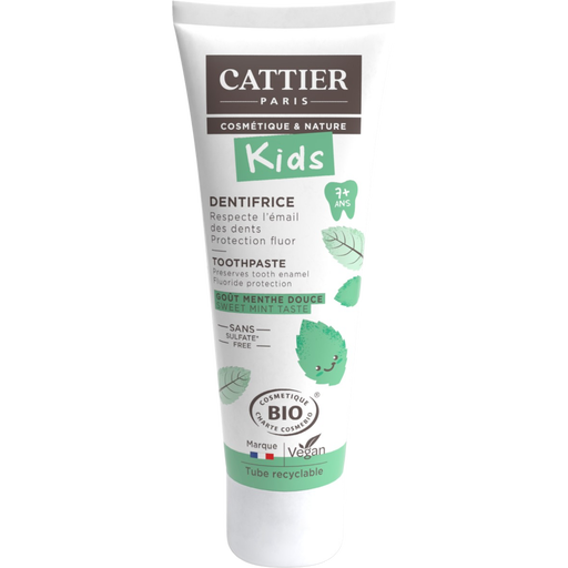 CATTIER Paris Dentifricio alla Menta per Bambini - 50 ml