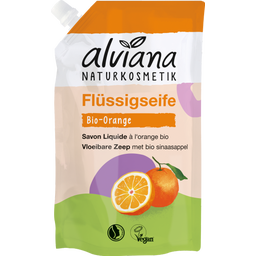 alviana Naturkosmetik Organic Orange Liquid Soap Refill Pack - 500 ml