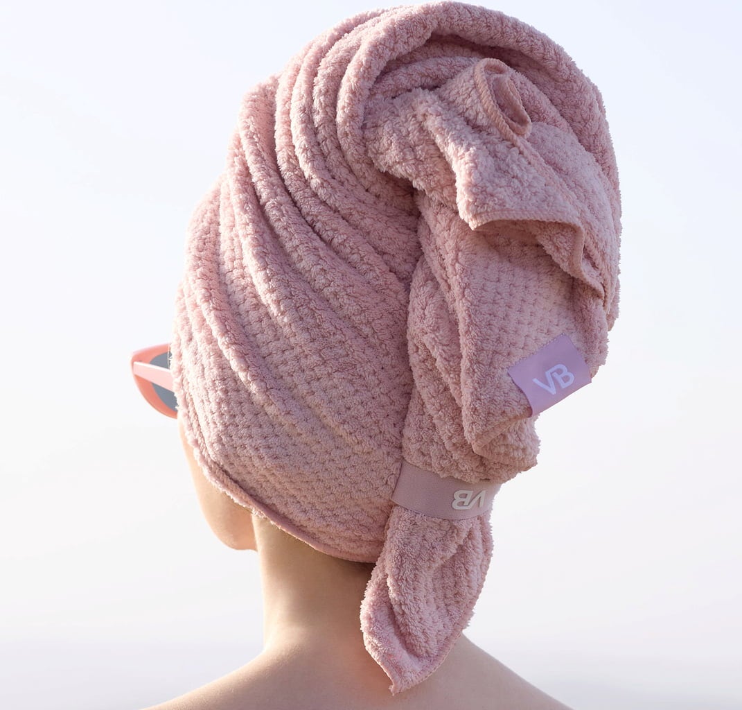 Veganboost Asciugamano per Capelli - Rose Quartz