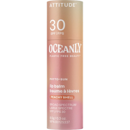 ATTITUDE Oceanly PHYTO-SUN Lip Balm SPF30 - Peachy Shell