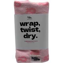 lotta curls Haarhanddoek - pink