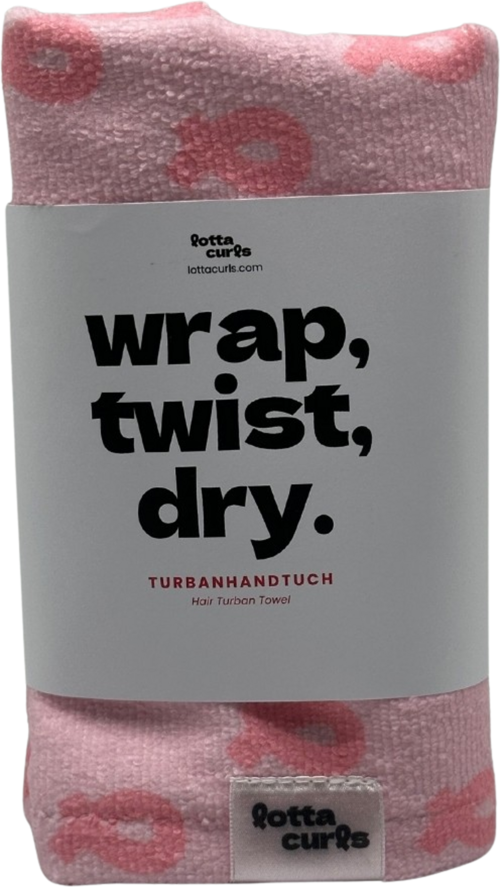 lotta curls Hair Turban  - pink