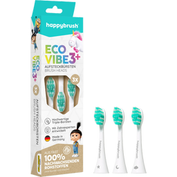 happybrush ECO VIBE 3+ Brush Heads - Agnes - 1 set