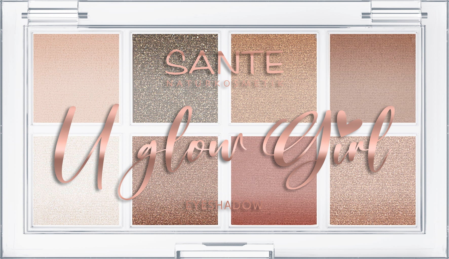 SANTE Naturkosmetik U Glow Girl Eyeshadow - 02 My Shimmer Sister