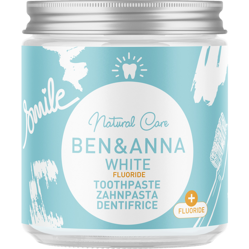 BEN & ANNA Toothpaste with Fluoride - White