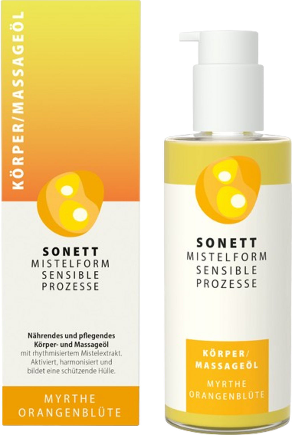 MISTELFORM SENSIBLE PROZESSE Body & Massage Oil, Myrtle & Orange Blossom (145 ml)