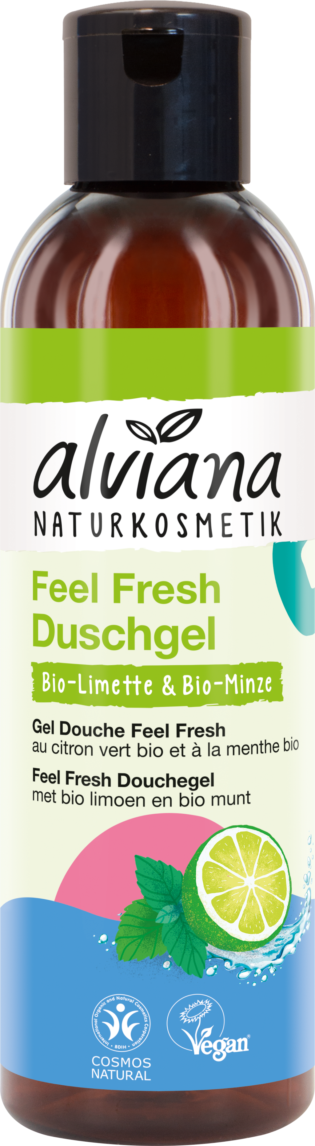 alviana Naturkosmetik Feel Fresh Organic Lime Shower Gel - 250 ml