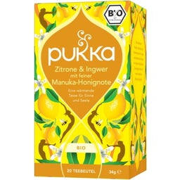 Zitrone, Ingwer & Manuka-Honig Bio-Kräutertee - 20 Teebeutel