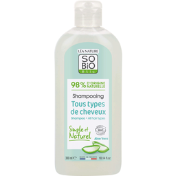 LÉA NATURE SO BiO étic Ekologiskt Schampo med Aloe Vera - 300 ml