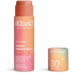 ATTITUDE Oceanly PHYTO-SUN Lip Balm SPF30 - Peachy Shell