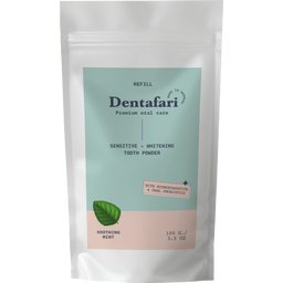 Dentafari Zahnpulver Crisp Mint mit Probiotika - 100 g