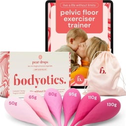 bodyotics Deluxe Soft Pear Drops Kegel Balls - 6 Stuks