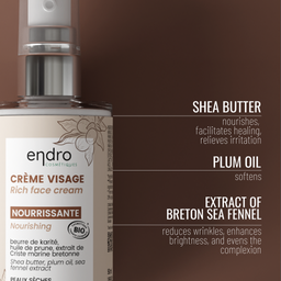 endro cosmétiques Nourishing Rich Face Cream - 50 ml