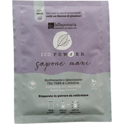 EcoPowder Refill käsisaippua teepuu ja laventeli - 25 g