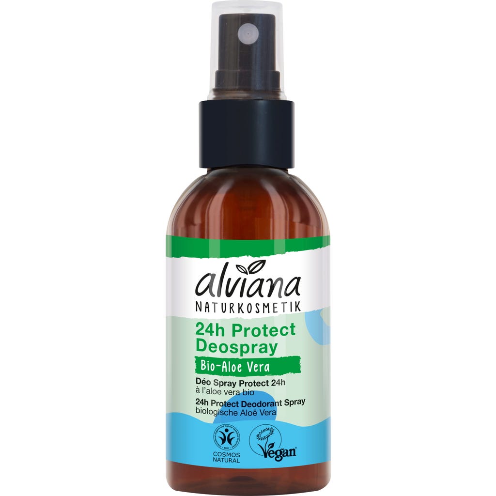 alviana Naturkosmetik 24h Protect Organic Aloe Vera Deodorant Spray, 75 ml  - Ecco Verde