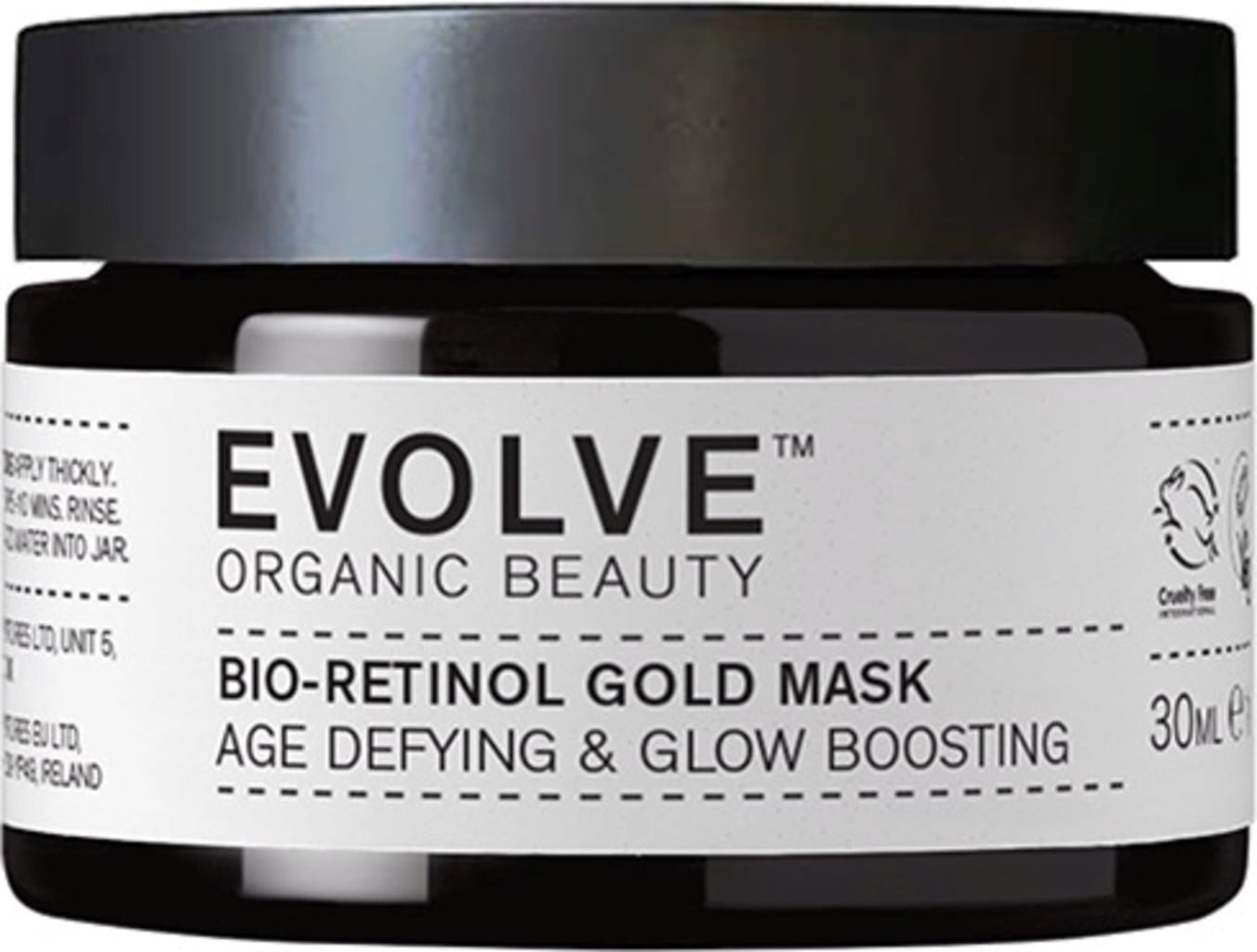 Evolve Organic Beauty Bio-Retinol Gold Mask