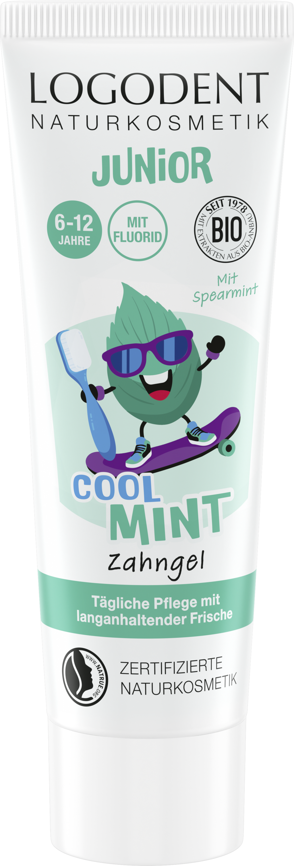 LOGONA Junior Cool Mint Toothpaste - 75 ml