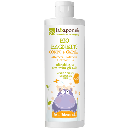 La Saponaria Bain Moussant Bio pour Tout-Petits - 500 ml
