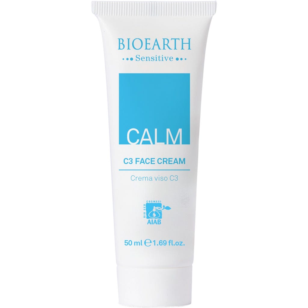 Bioearth Sensitive Calm C3 Face Cream, 50 ml - Ecco Verde Online Shop