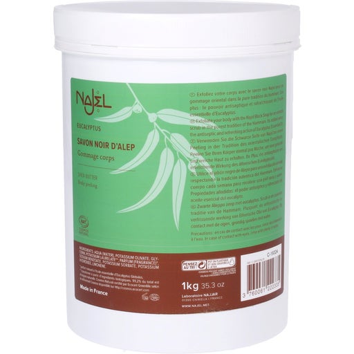 Najel Savon Noir d'Alep à l'Eucalyptus - 1 kg