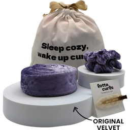 lotta curls Krulband Original Velvet Set - Bright Violet