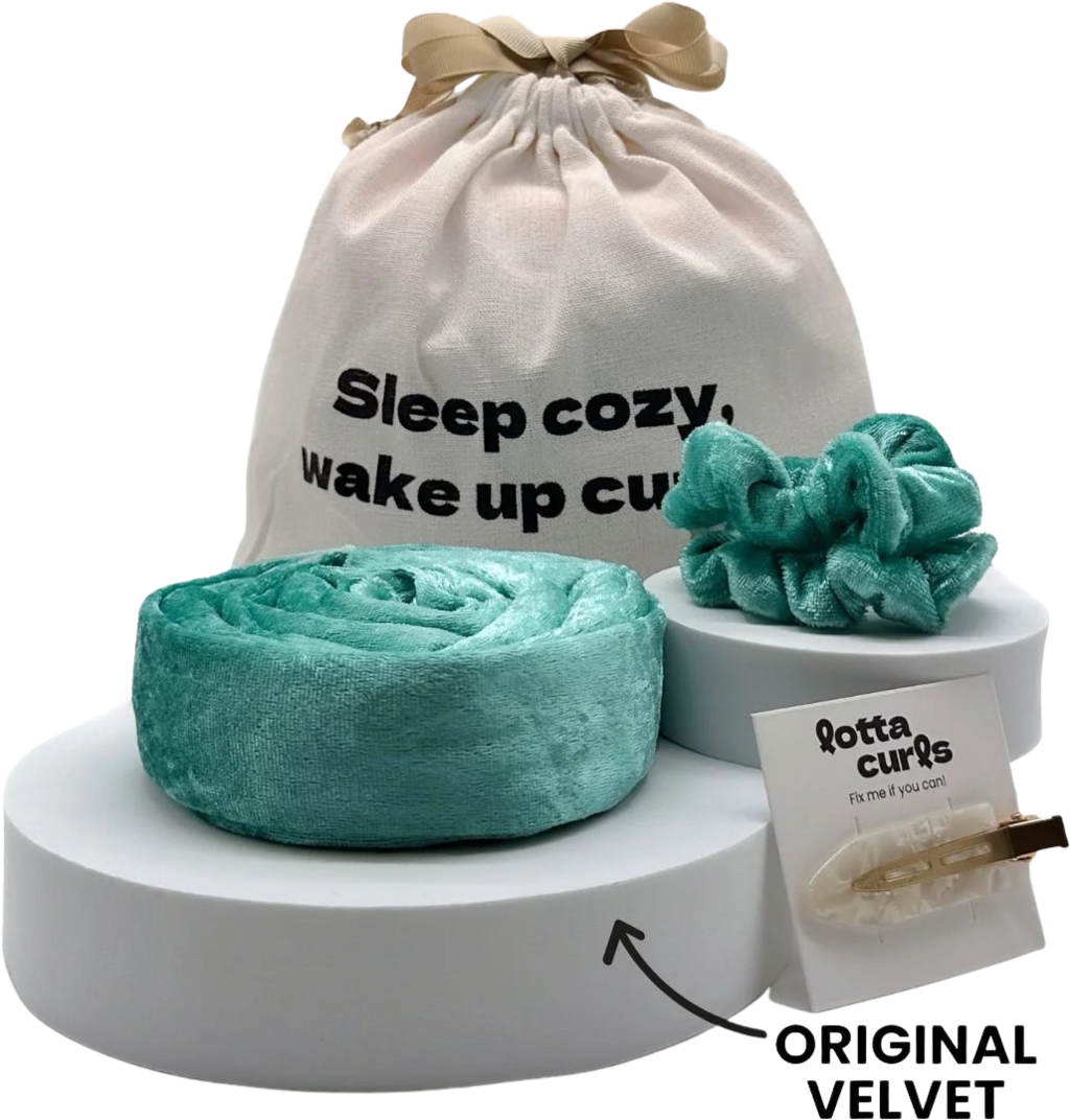 lotta curls Curl Band Set - Smooth Turquoise