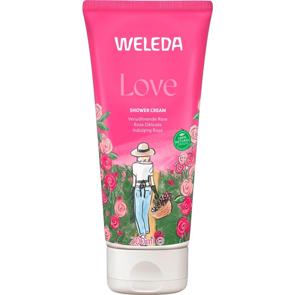 Weleda Love Shower Cream - Rose - Ecco Verde Online Shop