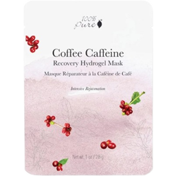 100% Pure Coffee Caffeine Recovery Hydrogel Mask - 1 piece