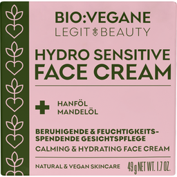 BIO:VÉGANE Legit Beauty Hydro Sensitive Face Cream - 49 г