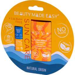 BEAUTY MADE EASY Sun Care Set Face & Lips - 1 zestaw