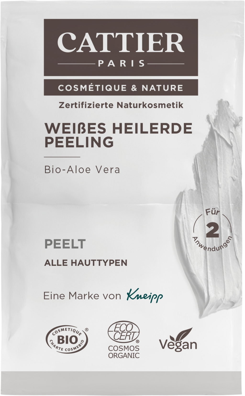 CATTIER Paris Peeling z bieleho liečivého ílu